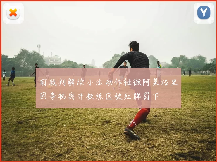 前裁判解读小法动作轻微阿莱格里因争执离开教练区被红牌罚下